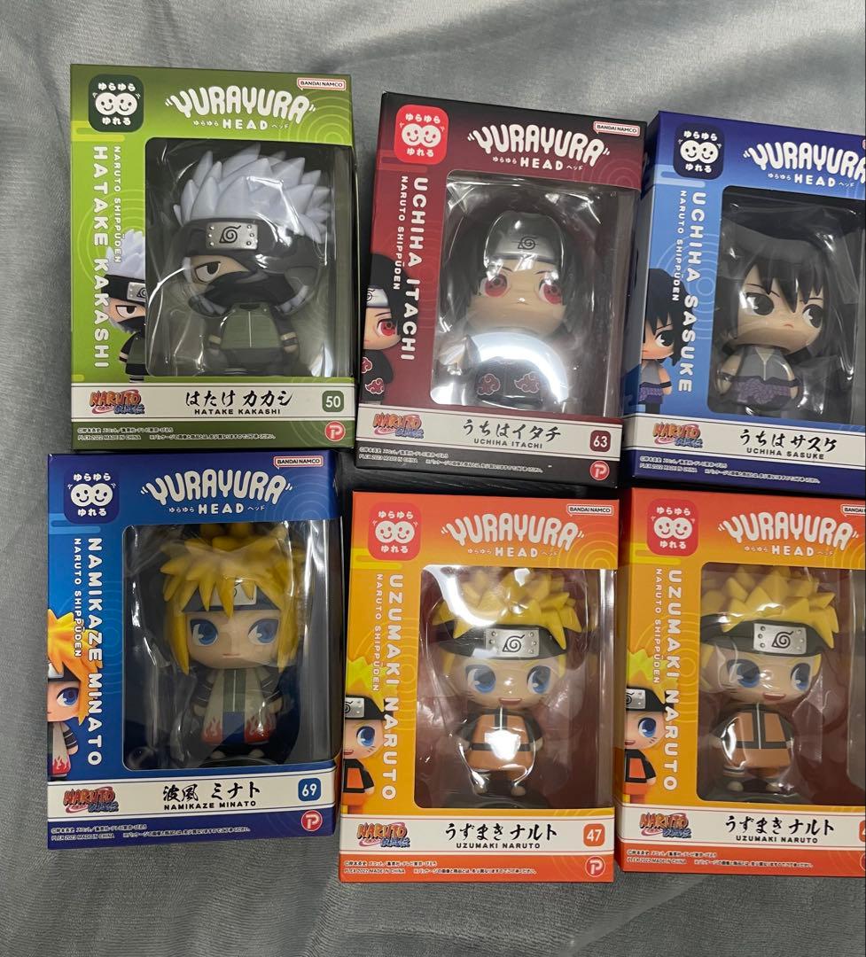 NARUTO疾風伝　ゆらゆらヘッド　フィギュア　6体セット