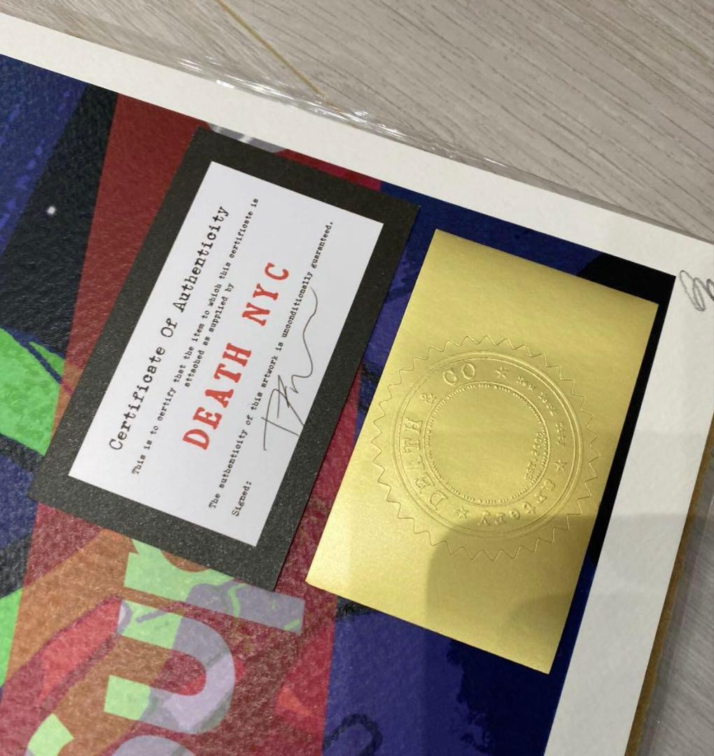 DEATH NYC アートポスター エヴァ×シュプ