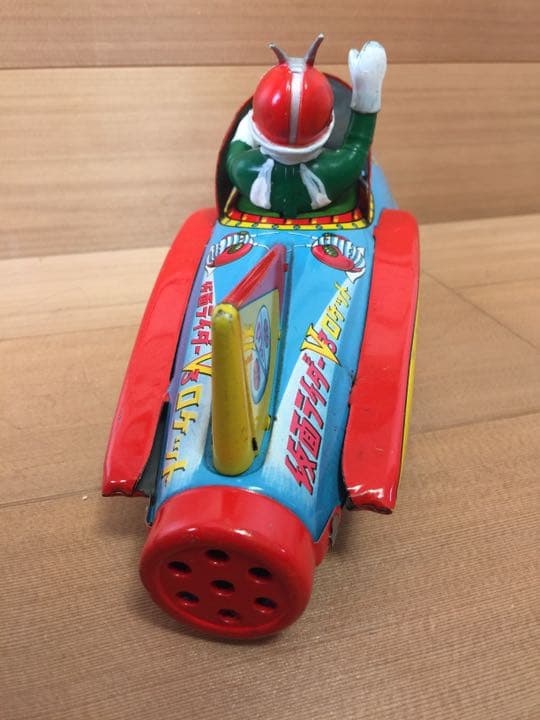 仮面ライダーブリキ‼️希少ロケット　❗️ブリキ玩具希少当時物❗️