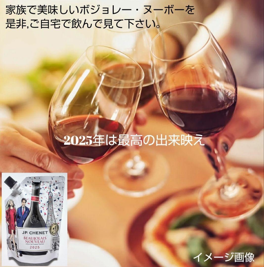 大人気の赤ワイン(2025年版 ボジョレーヌーボーイージーパック)20個新品激安