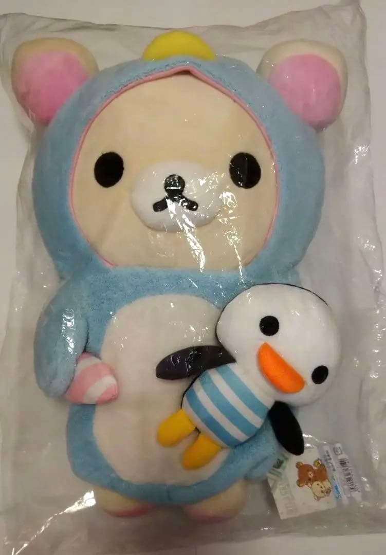 【新品・未開封】コリラックマ　しましまエブリデイ　ぬいぐるみM ペンギン