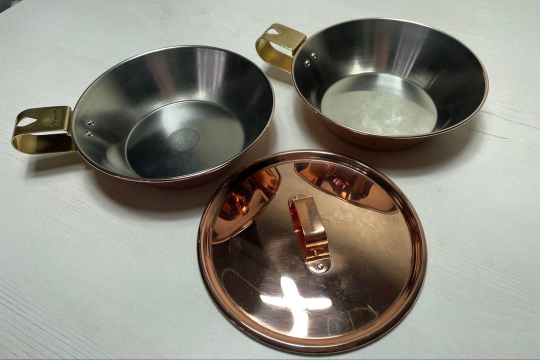 ファイヤーサイド コッパーシェラカップ 500ml 2個 リッド1個 セット