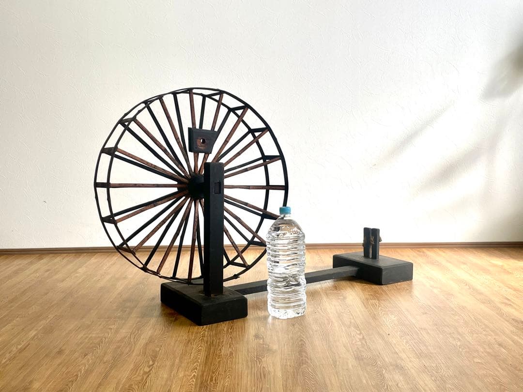 糸巻き 木製 アンティーク 昭和 糸巻機 レトロ 古民家 糸車 ディスプレイ