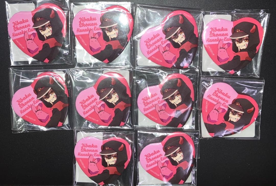 地縛少年花子くん 小悪魔パーカーver 缶バッジ 花子くん10個セット