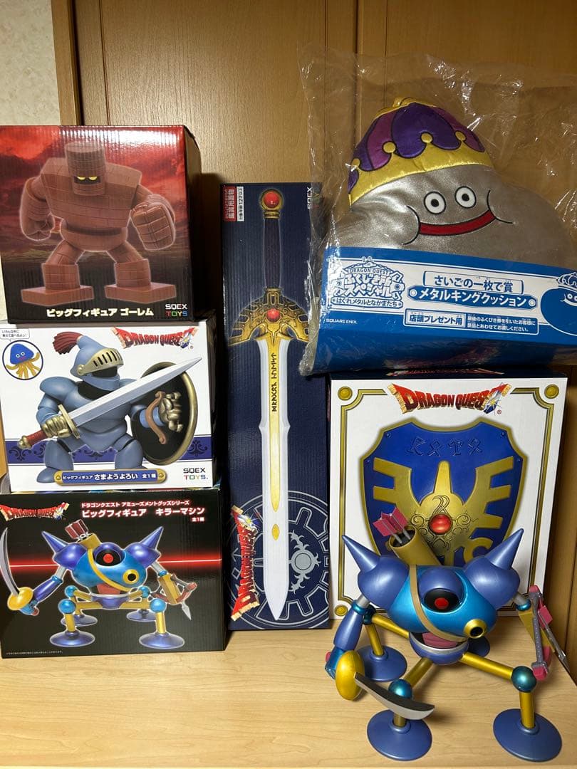ドラゴンクエスト モンスターフィギュア 武器セット　メタルキングクッション