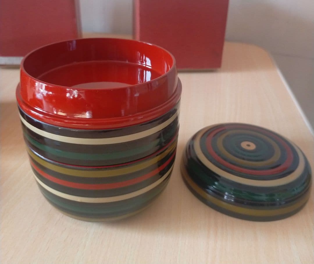 未使用　信玄弁当箱　2客まとめ売り　独楽塗 茶道具 懐石 会席　重箱　美品