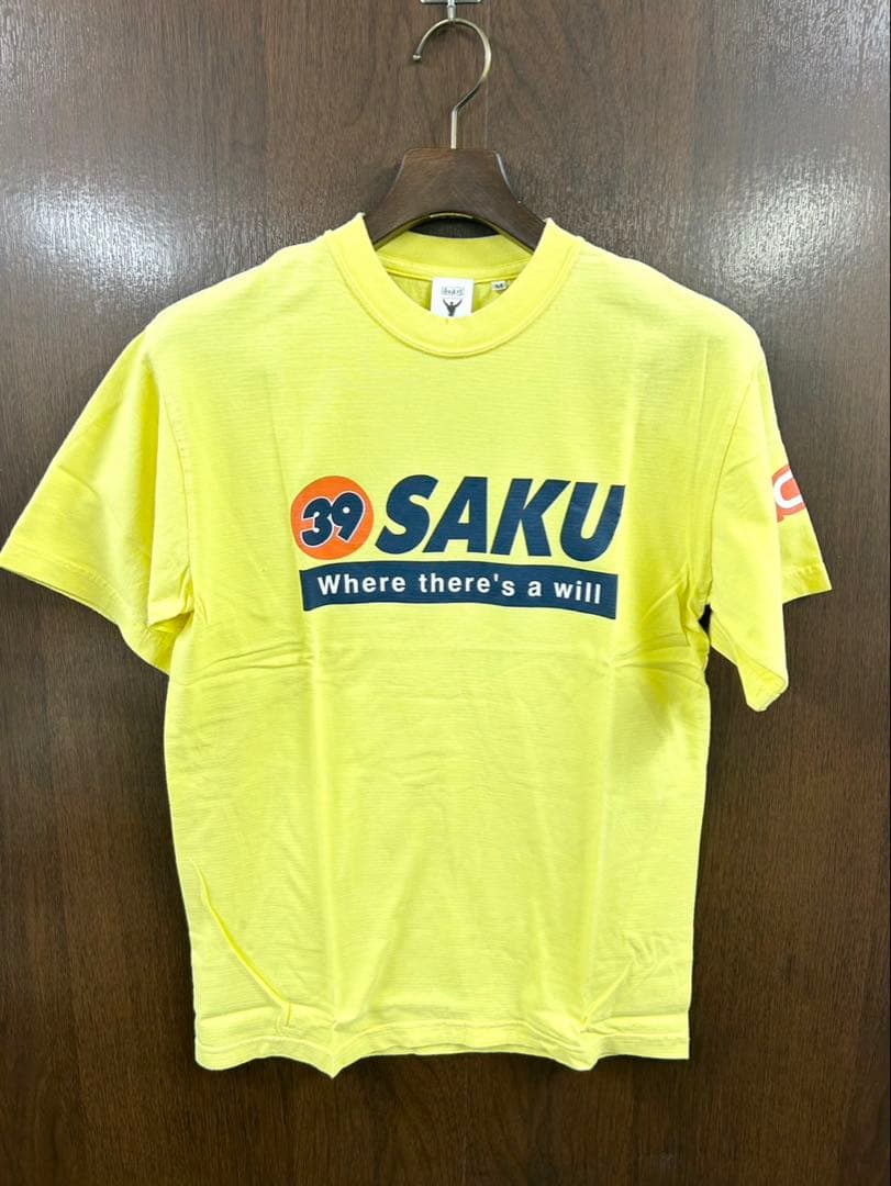 桜庭和志★髙田道場　SAKU Tシャツ イエロー 本人サイン入り