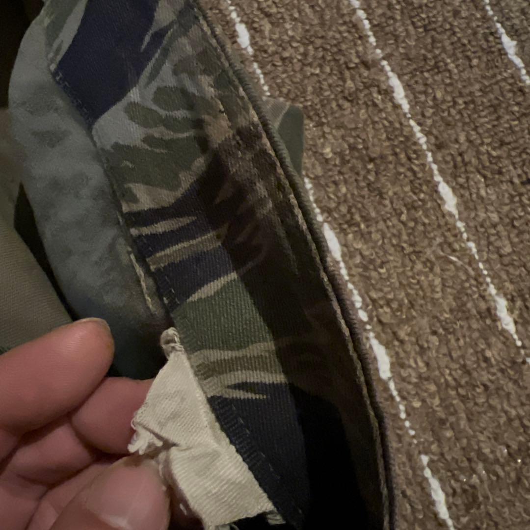 60S 鬼フェード　実物　タイガーストライプ　タイガーカモ　ベトナム戦