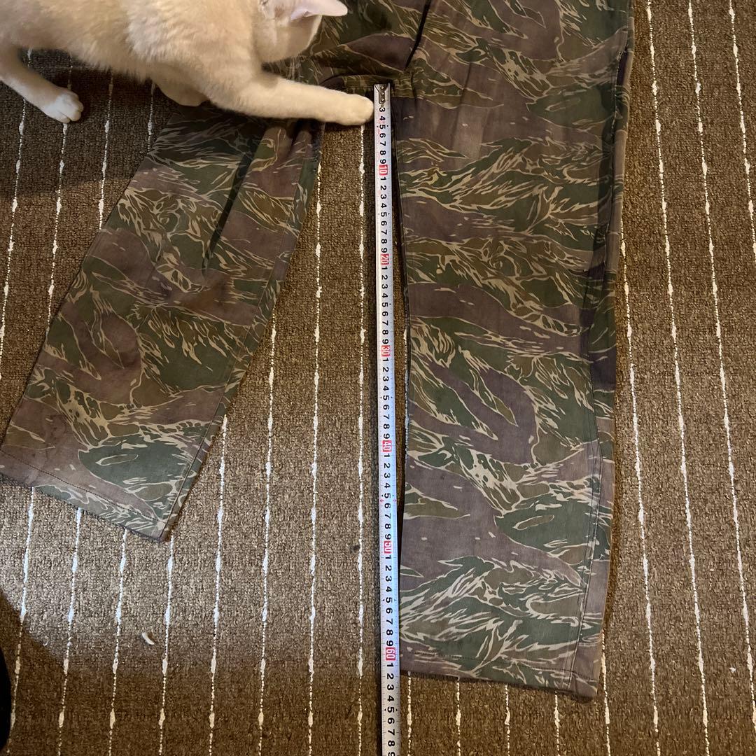 60S 鬼フェード　実物　タイガーストライプ　タイガーカモ　ベトナム戦