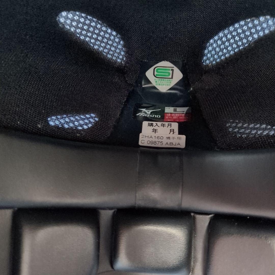 硬式ミズノキャッチャー防具セット 紺 ヘルメット付き