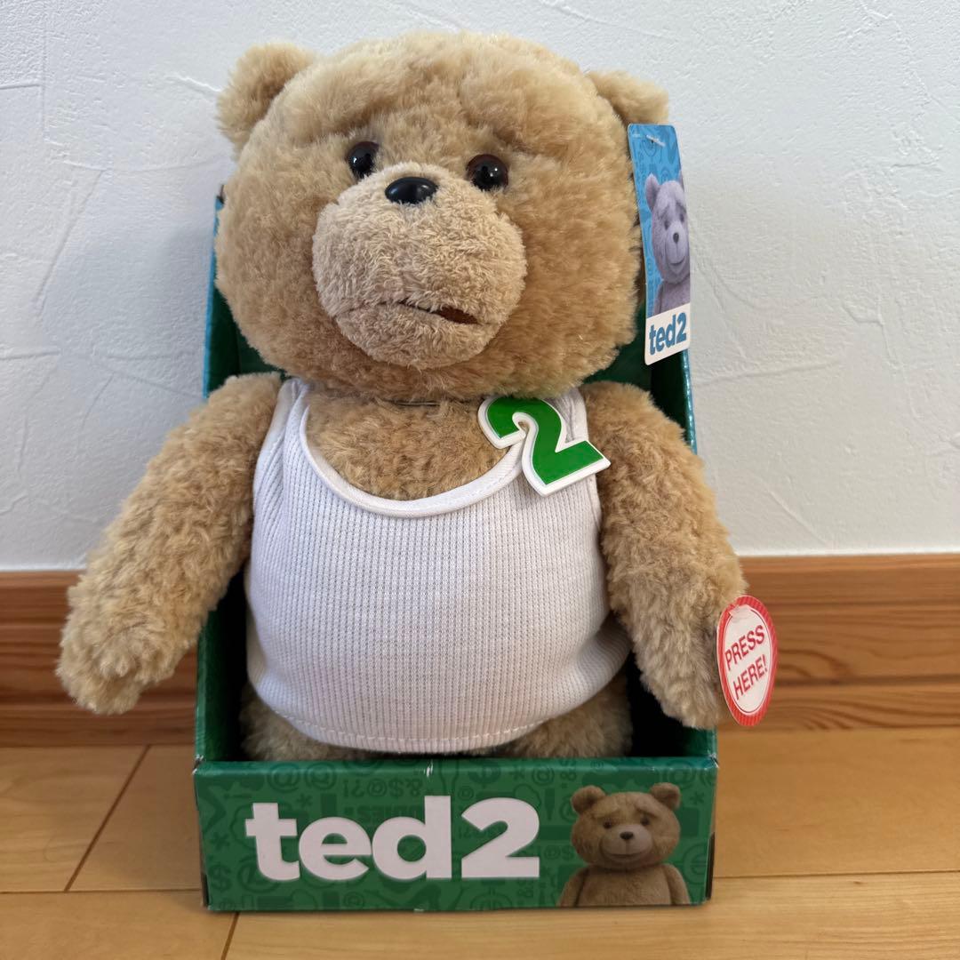 ted2 11インチ（約28cm） 喋る Ｒ指定 ぬいぐるみ (タンクトップ)