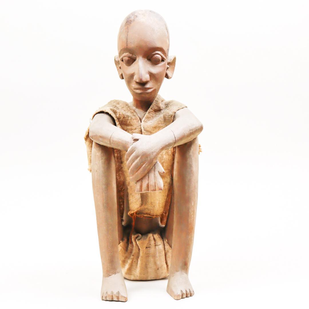 ブルキナファソ ロビ族 バテバ 木製 置物