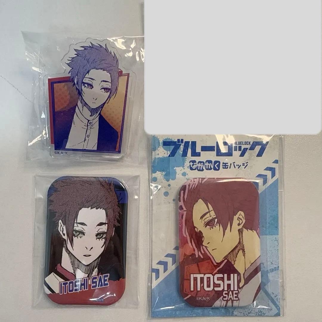 ブルーロック 糸師冴 ながかく缶バッジ アクリルバッジ クラックス 原作