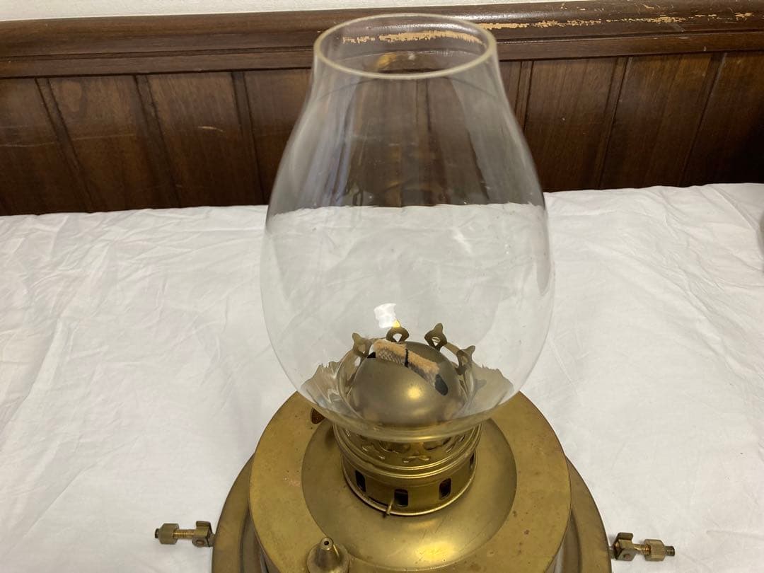 日本船燈株式会社　赤燈（油用）　インテリア　ランタン　アンティーク　昭和43年