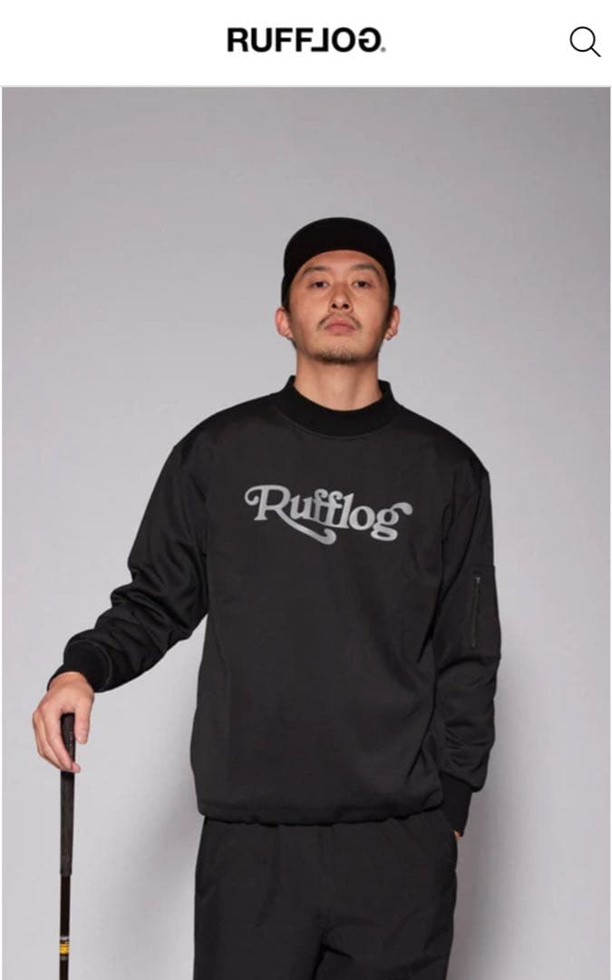 RUFFLOG ラフロッグ サイズXL モックシャツ ゴルフ　ウエア　アウター
