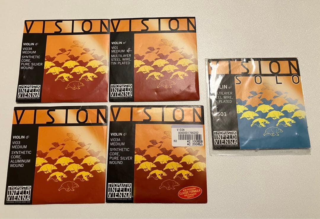 VISION and VISION SOLOバイオリン弦