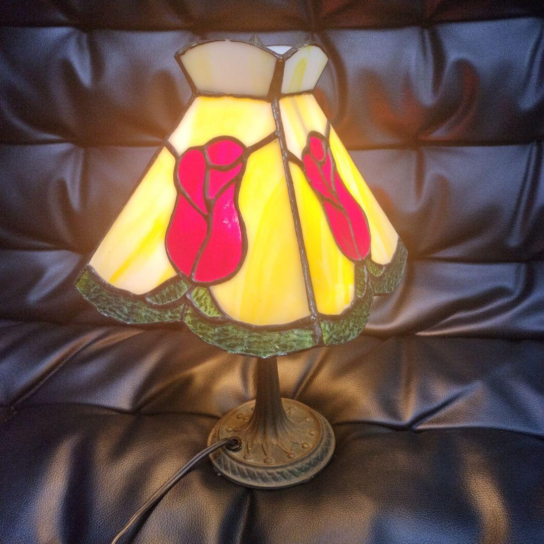 アンティーク ステンドグラス ランプ レトロ