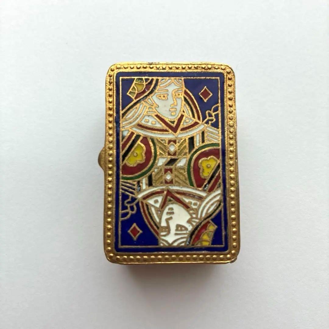 ◎ 超レア　希少　ヴィンテージ　小物入れケース　トランプ柄