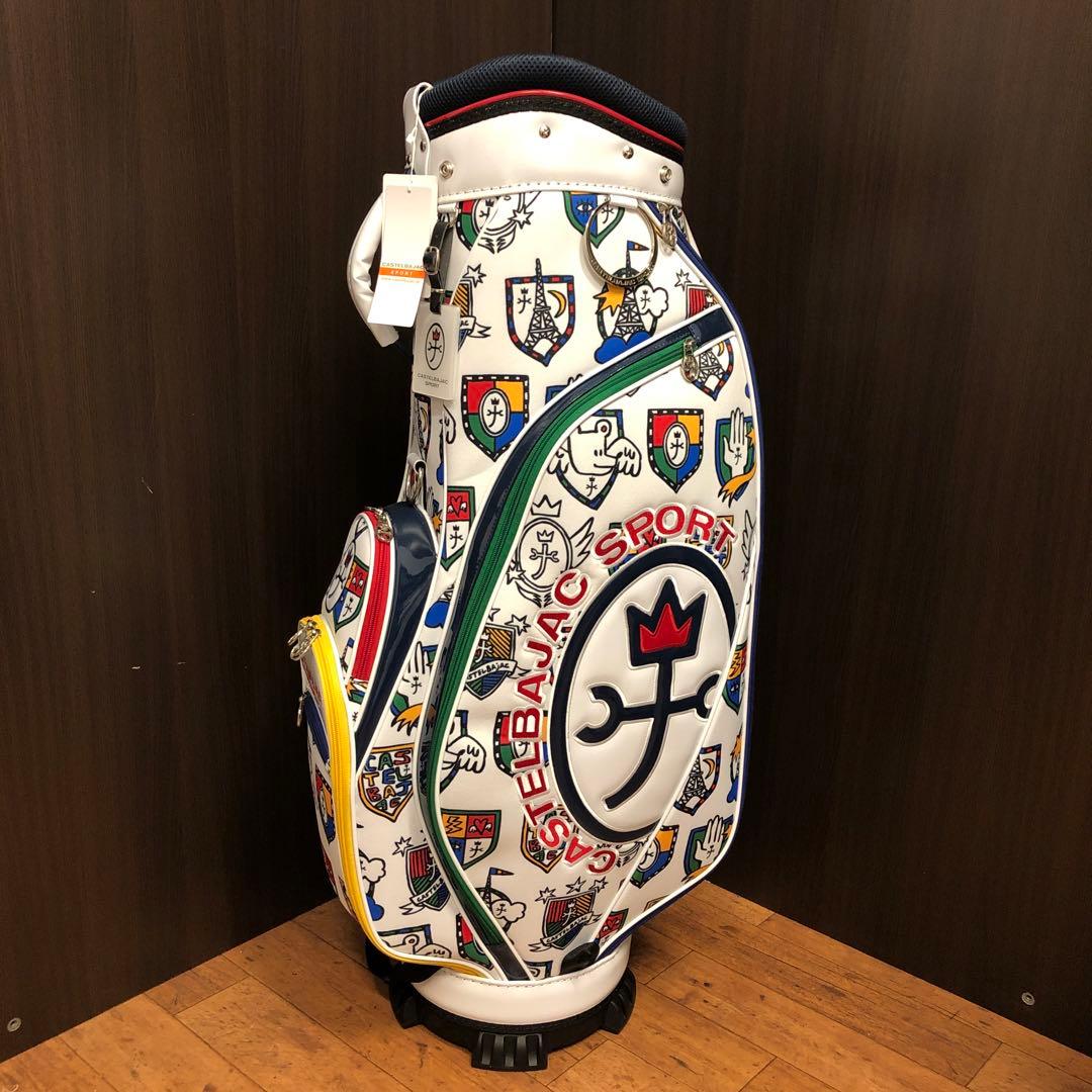【新品】CASTELBAJAC CBC034 キャディバッグ ホワイト