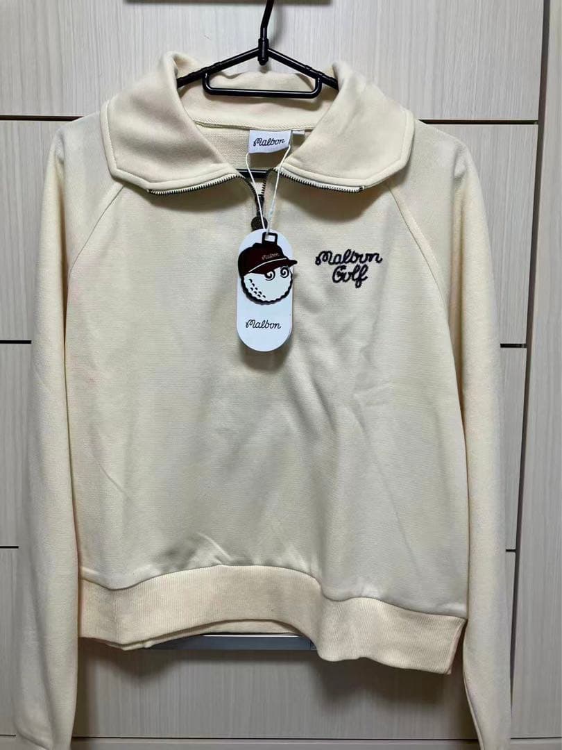 Malbon Golf マルボン ハーフジップスウェット トレーナー Sサイズ