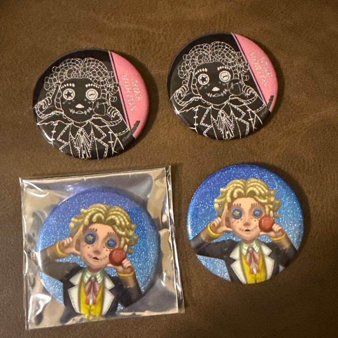 第五人格 曲芸師 ナンジャタウン キラキラ缶バッジコレクション4点セット