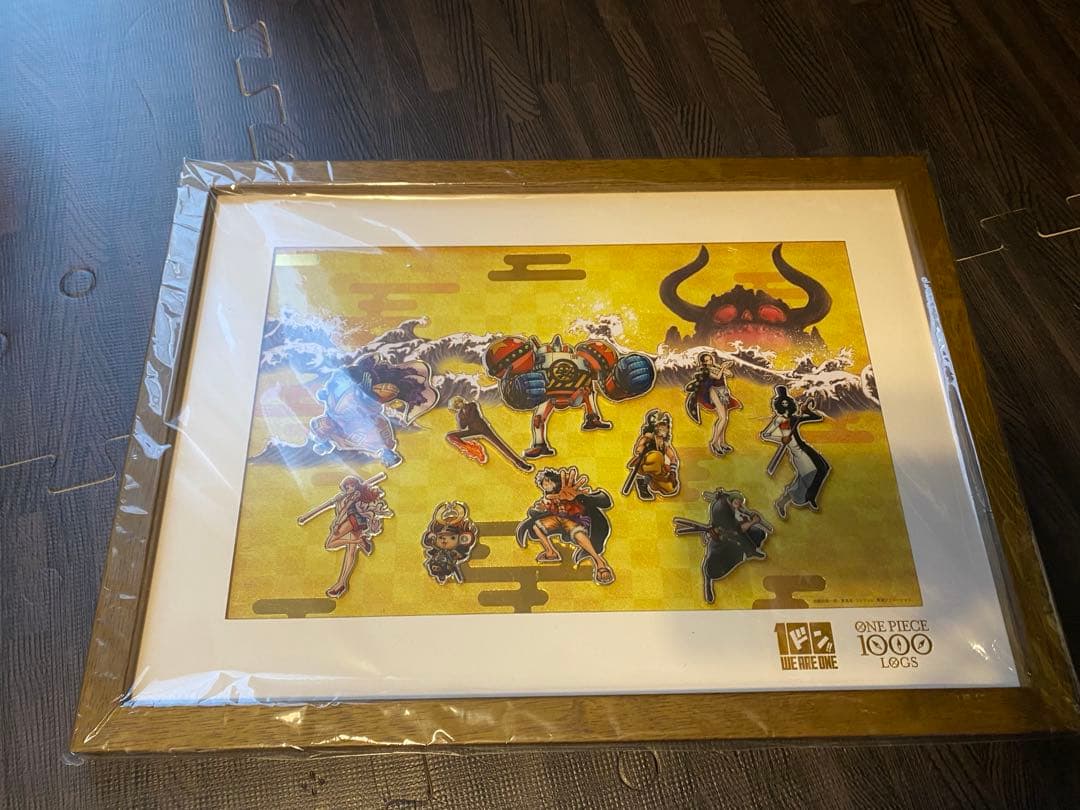 ワンピース　額装ピンバッジ　1000話　10 0巻　記念