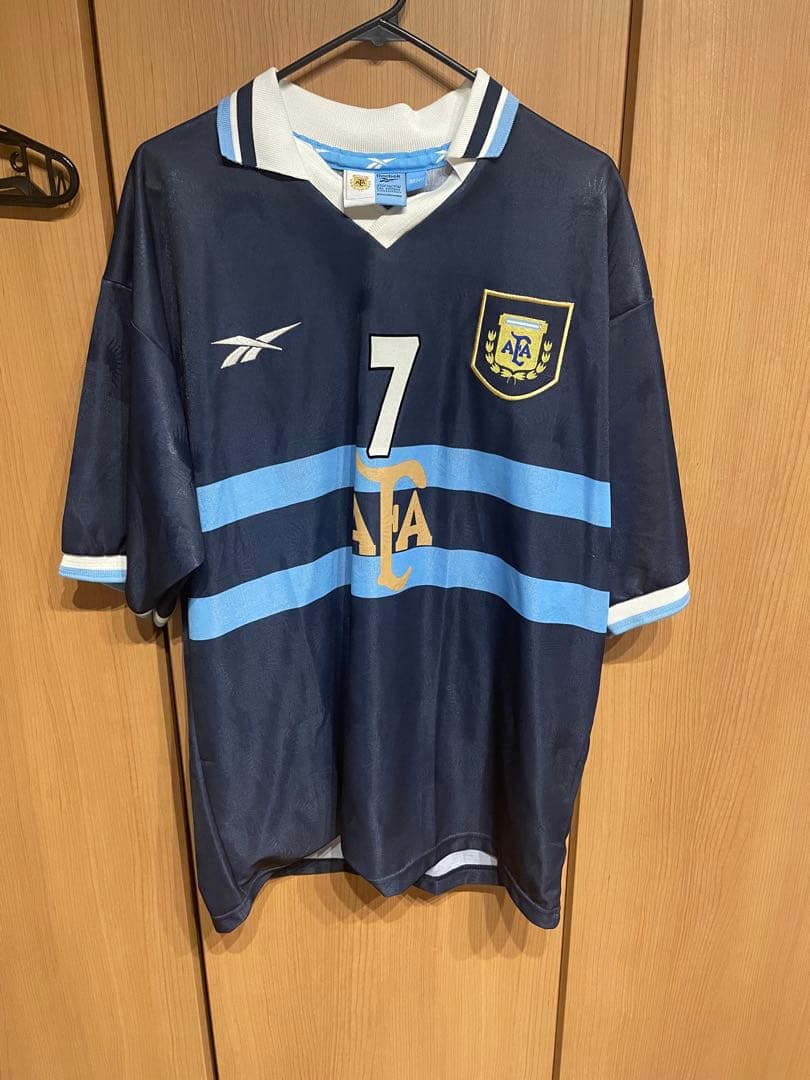 アルゼンチン代表ユニフォーム99-00アウェイ　クラウディオロペス