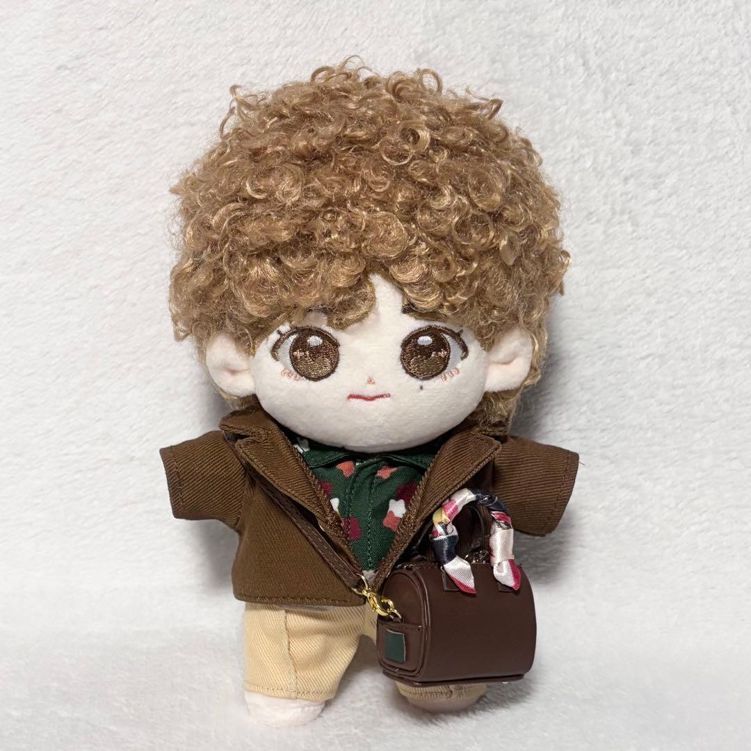 BTS V 15cm ぬいぐるみ テテ テヒョン ドール パーマヘア