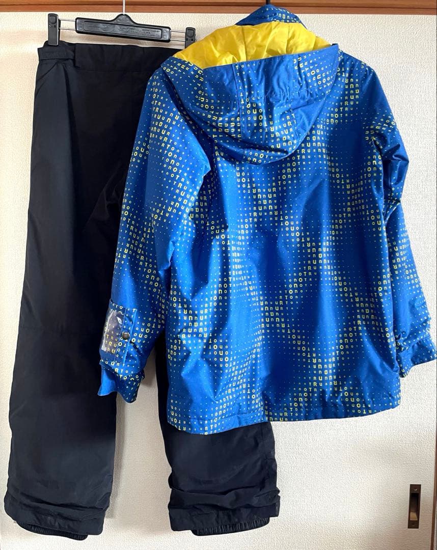 Burton スノーボードウェア・スキーウェアXL(160)青/黄