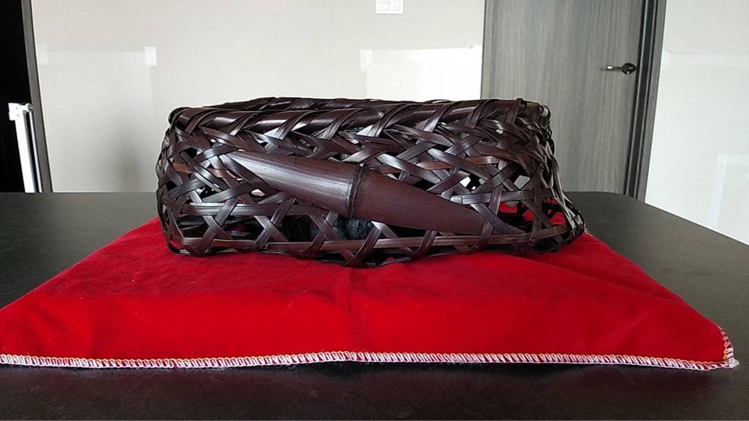 竹細工　花籠　花器　華道　竹籠　古民具　古道具　茶道具