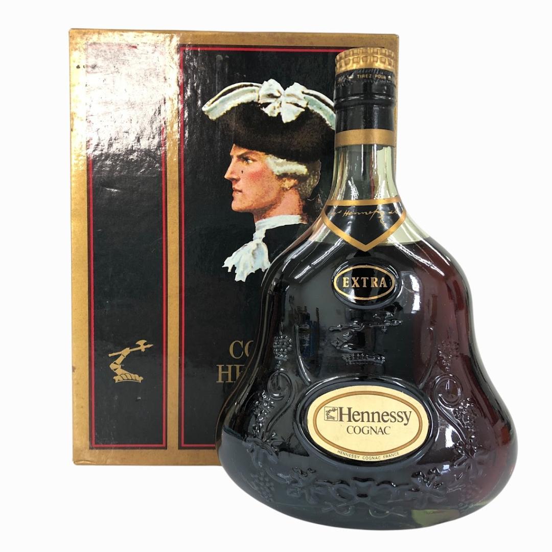 Hennessy ヘネシーエクストラ 金キャップ グリーンボトル 700ml