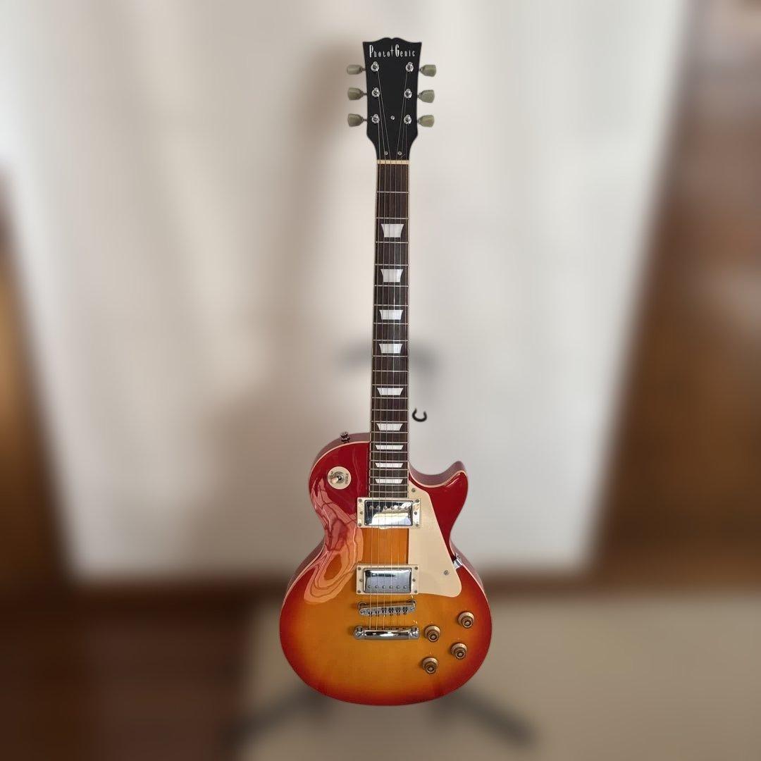 レスポールスタイル エレキギター オレンジ・レッド１月末迄のの出品