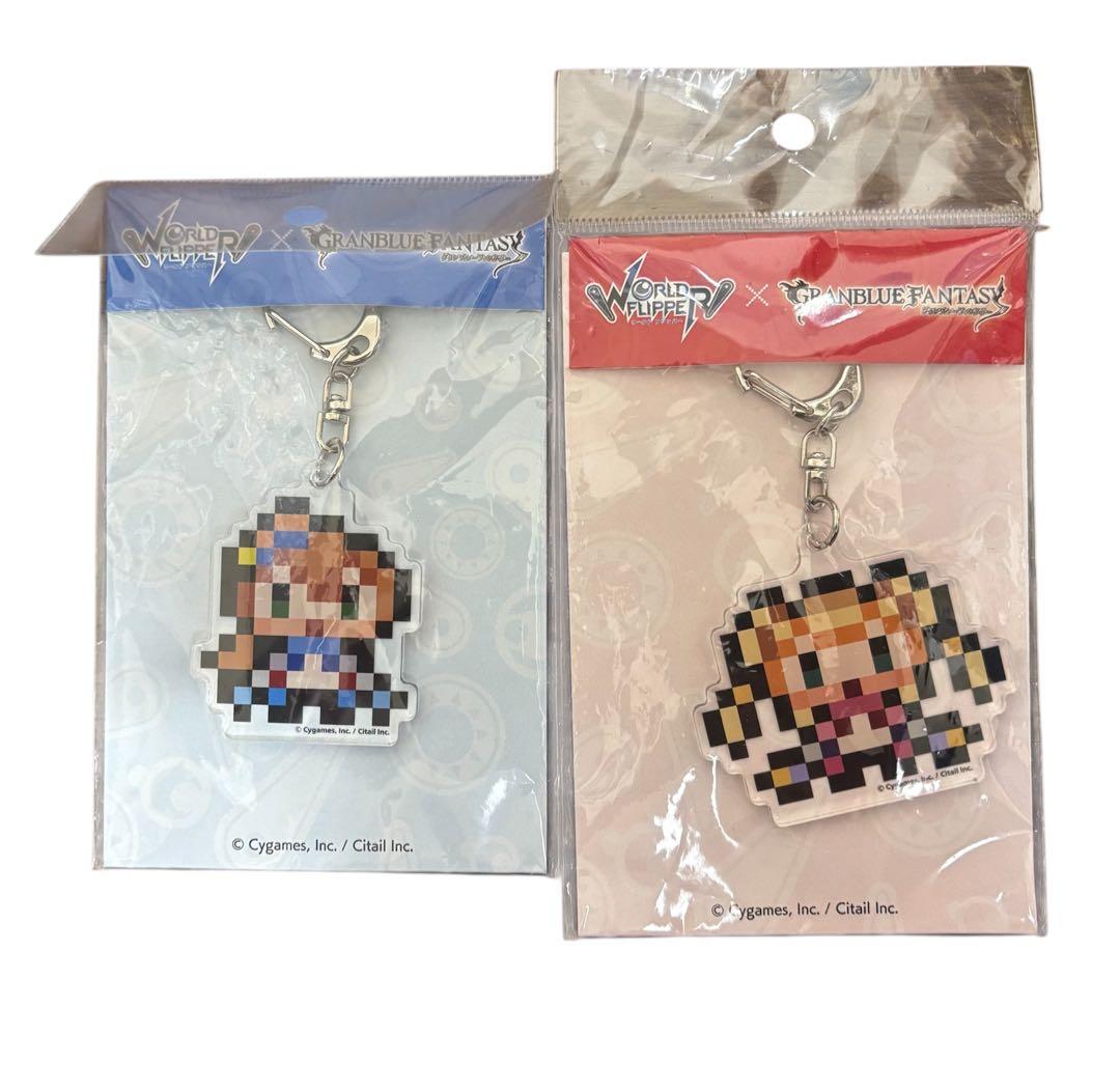ワールドフリッパー ゼタ＆ベアトリクス アクリルキーホルダーセット(非売品)