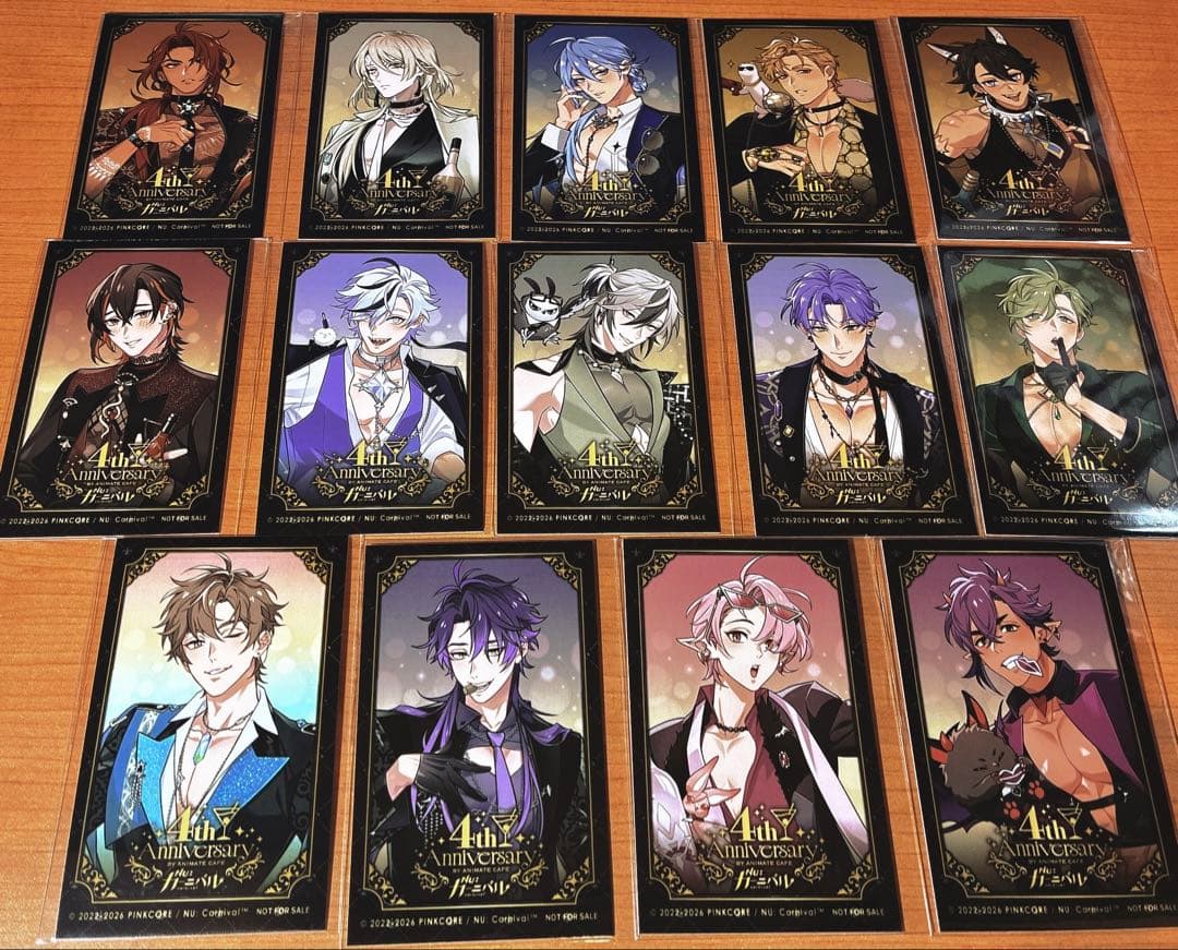 NU:カーニバル ぬカニ アニカフェ 4周年 前半 特典 全種類 コンプリート