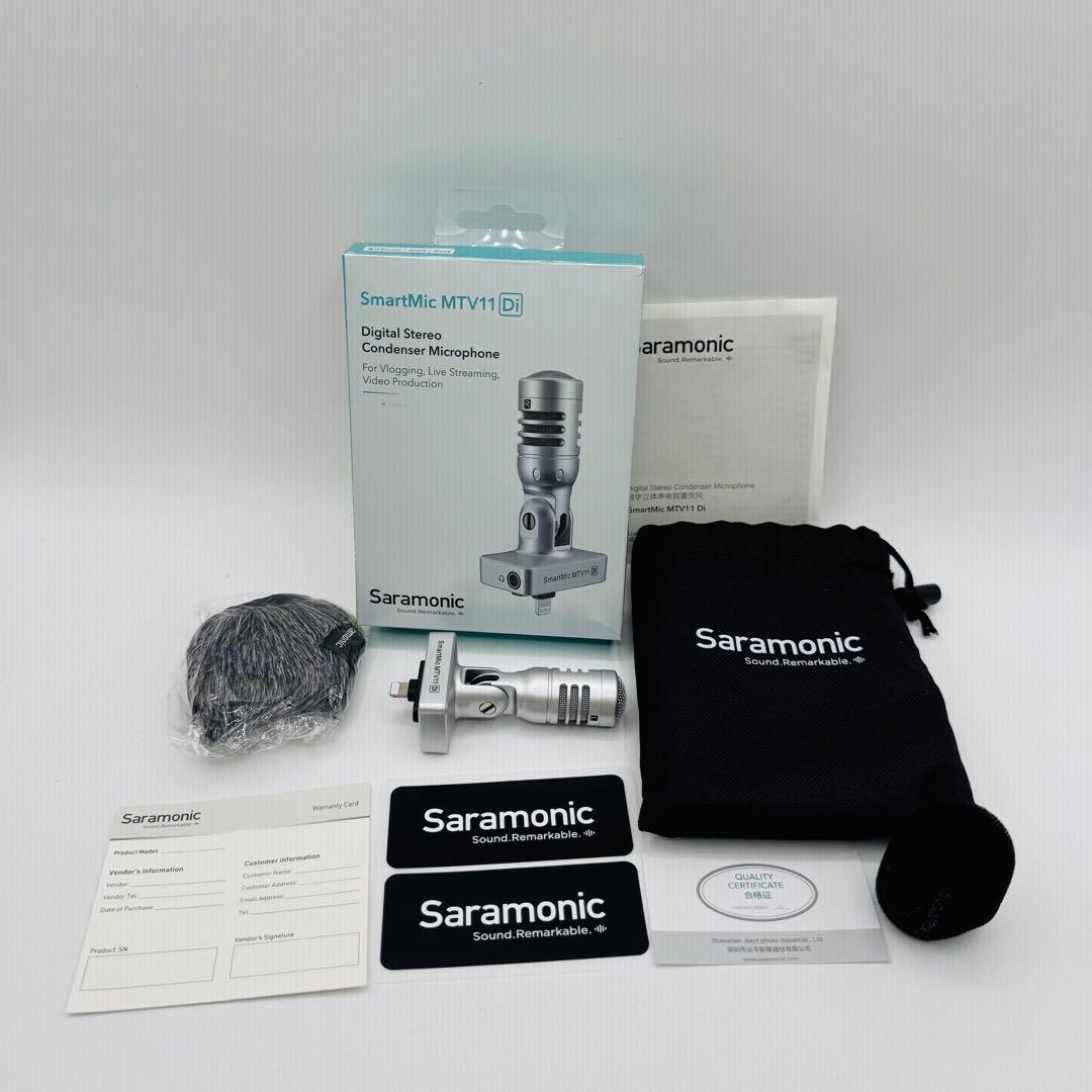 未使用★Saramonic (サラモニック) MTV11 Di 高性能外部マイク