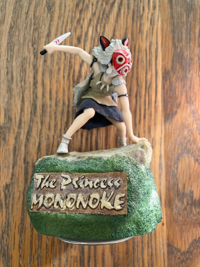 【TAKA】レア　スタジオジブリ　もののけ姫　サン　オルゴール　フィギュア