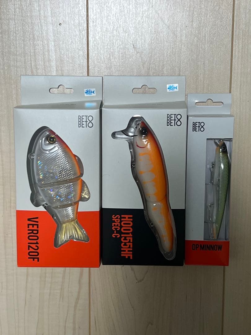 BETOBETO　ルアーセット　ベロ　限定カラーフー　DPミノー