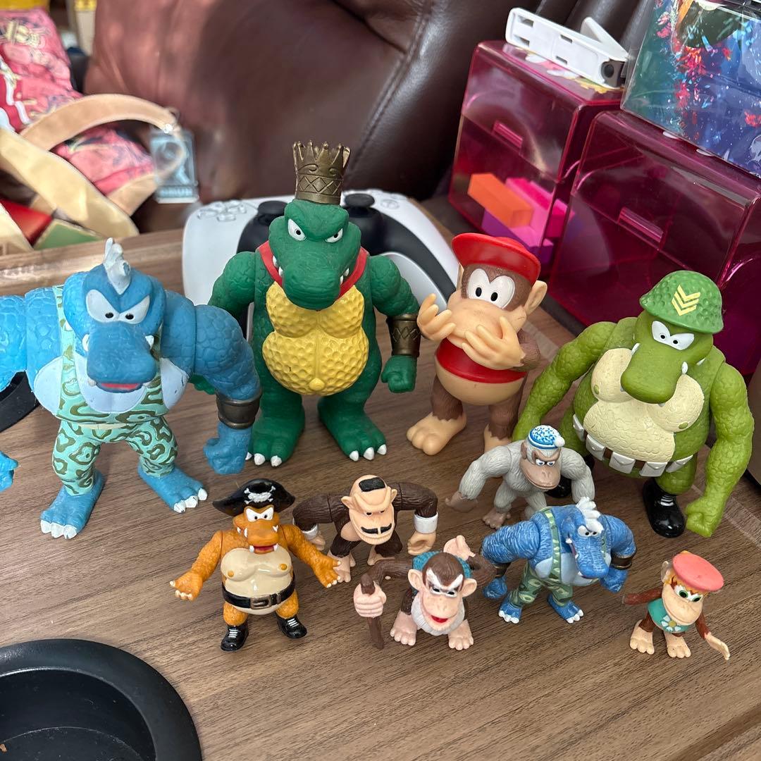 ぬ*ゃ様 ドンキーコング フィギュア まとめ売り　ソフビ　当時物