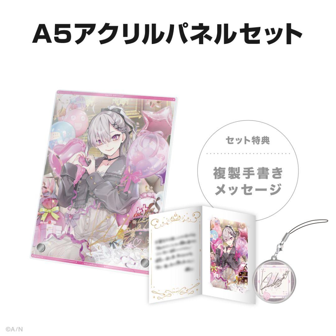 健屋花那　誕生日グッズ　A5アクリルパネルセット　新品未開封