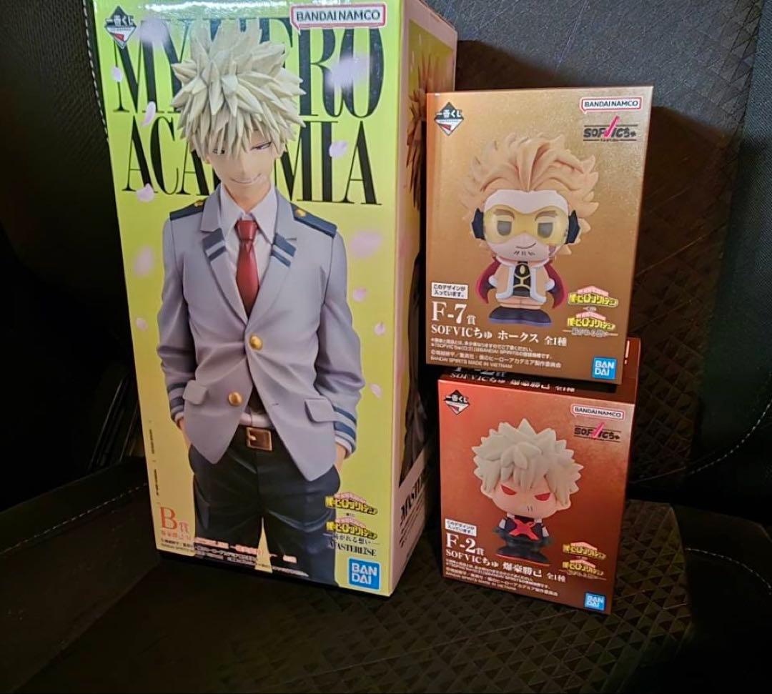 ヒロアカ　MASTERLISE Ｂ賞紡がれる想い一番くじ爆豪勝己フィギュアセット