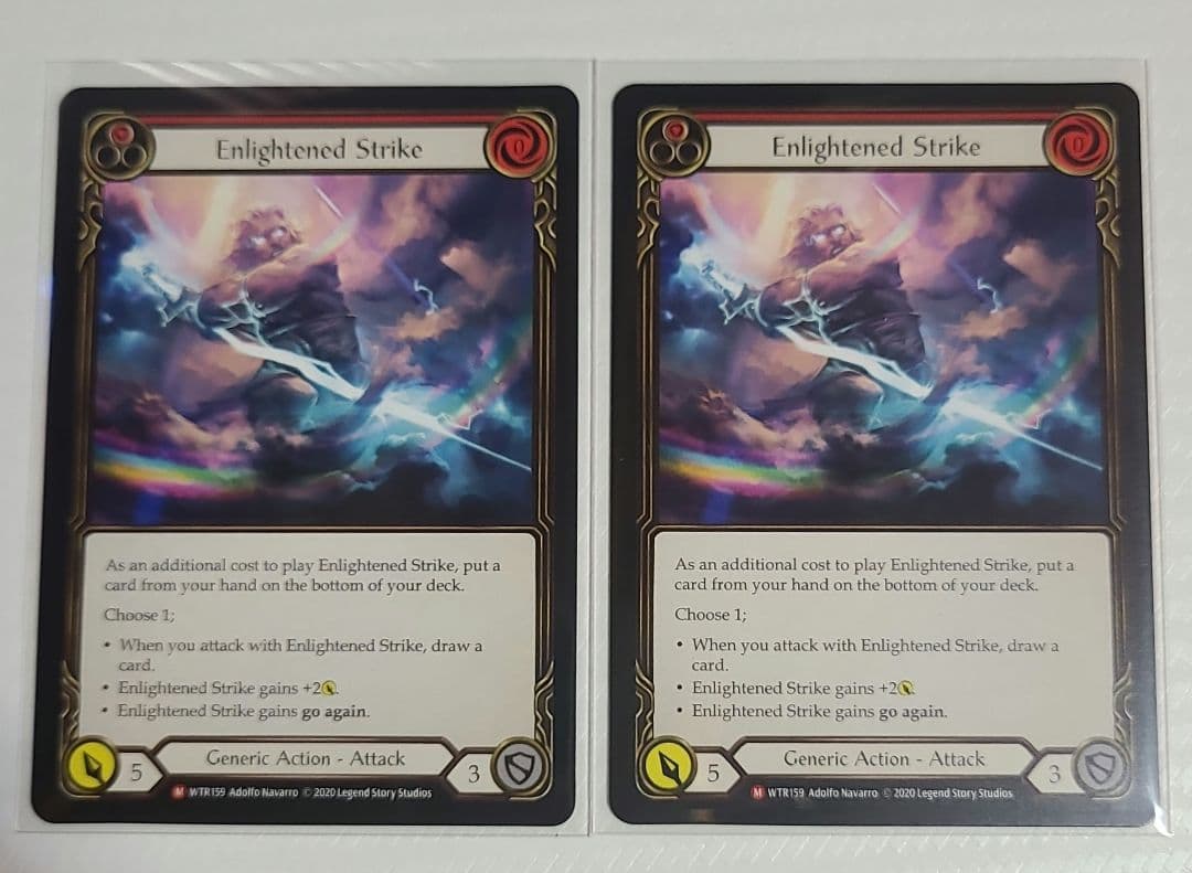 FaB Enlightened Strike/啓示の一撃 2枚セット