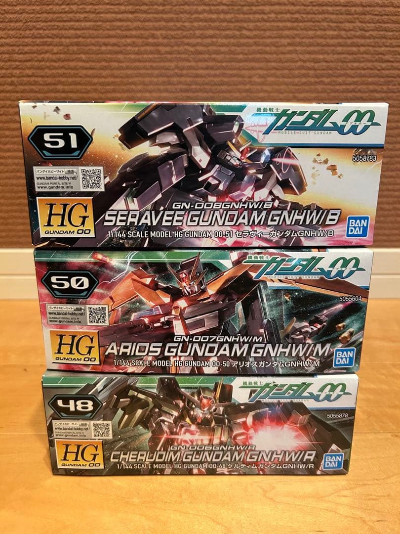 【土日限定】HG セラヴィー&ケルディム＆アリオスガンダム