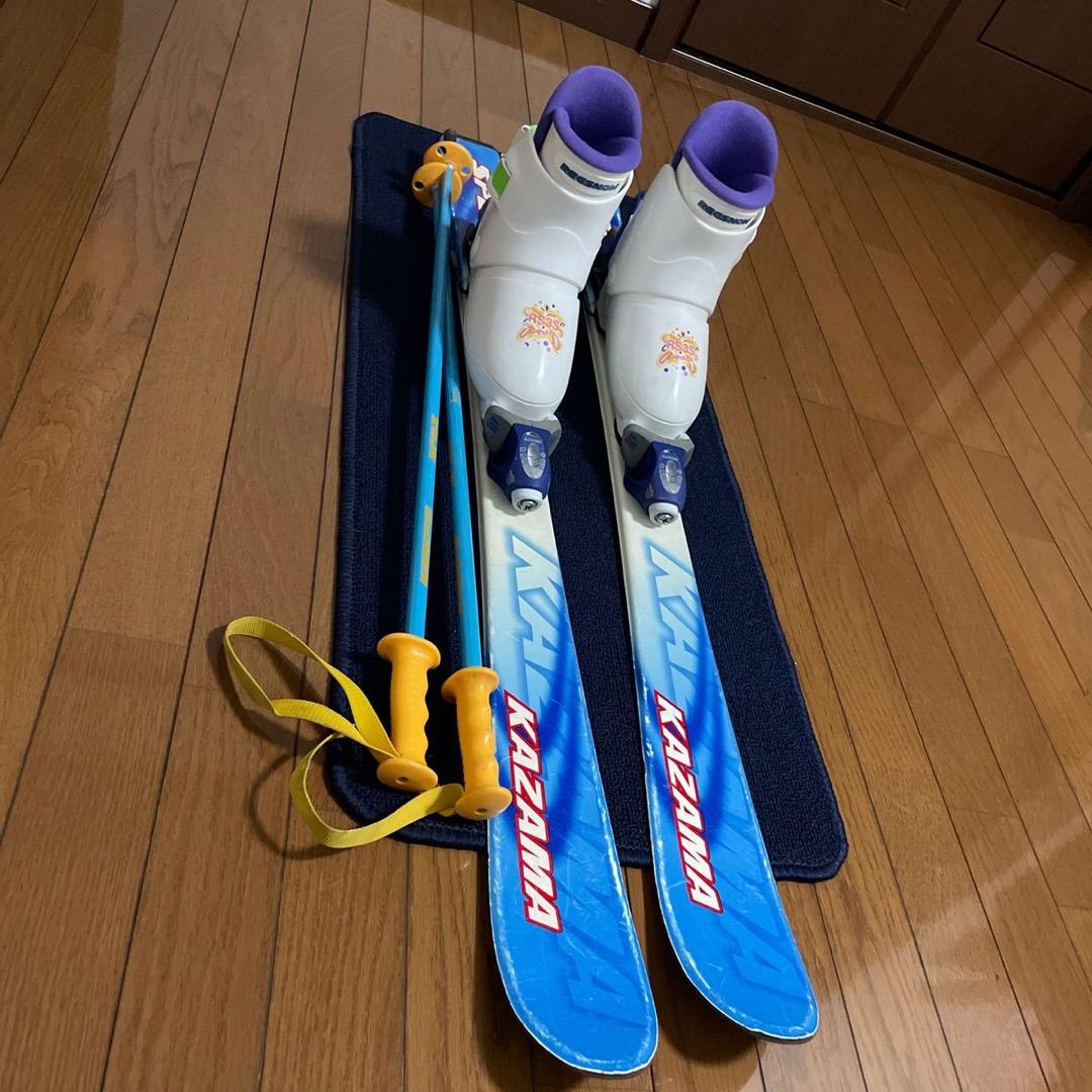 スキーセット　子供用　スキー板110 スキーブーツ21-22