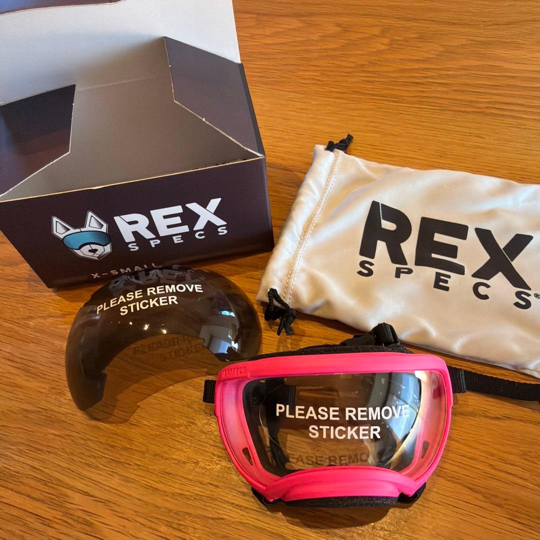 【犬用ゴーグル】REXSPECS （xs） ピンク