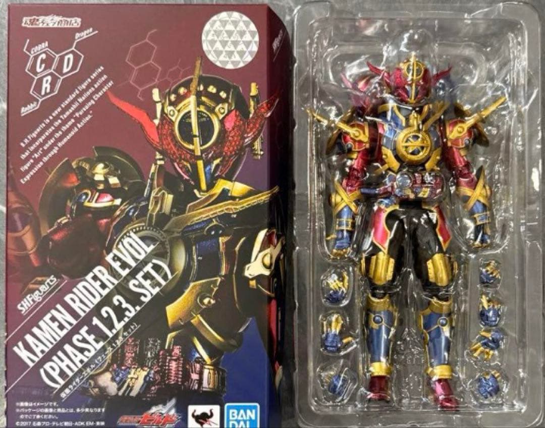 S.H.Figuarts 仮面ライダーエボル(フェーズ1.2.3.セット)