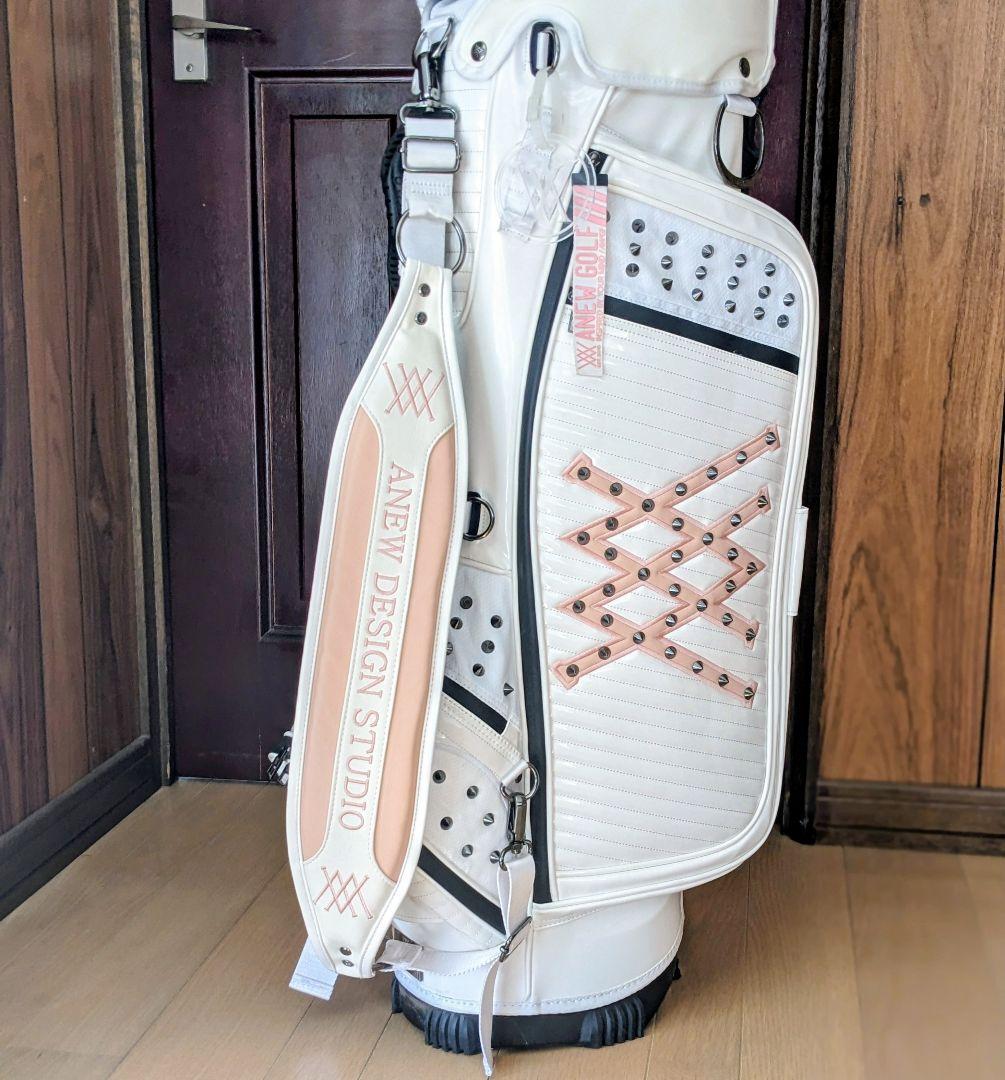 ANEW （美品）⭐️ スタンドキャディバッグ　透明カバー、ベルト未使用