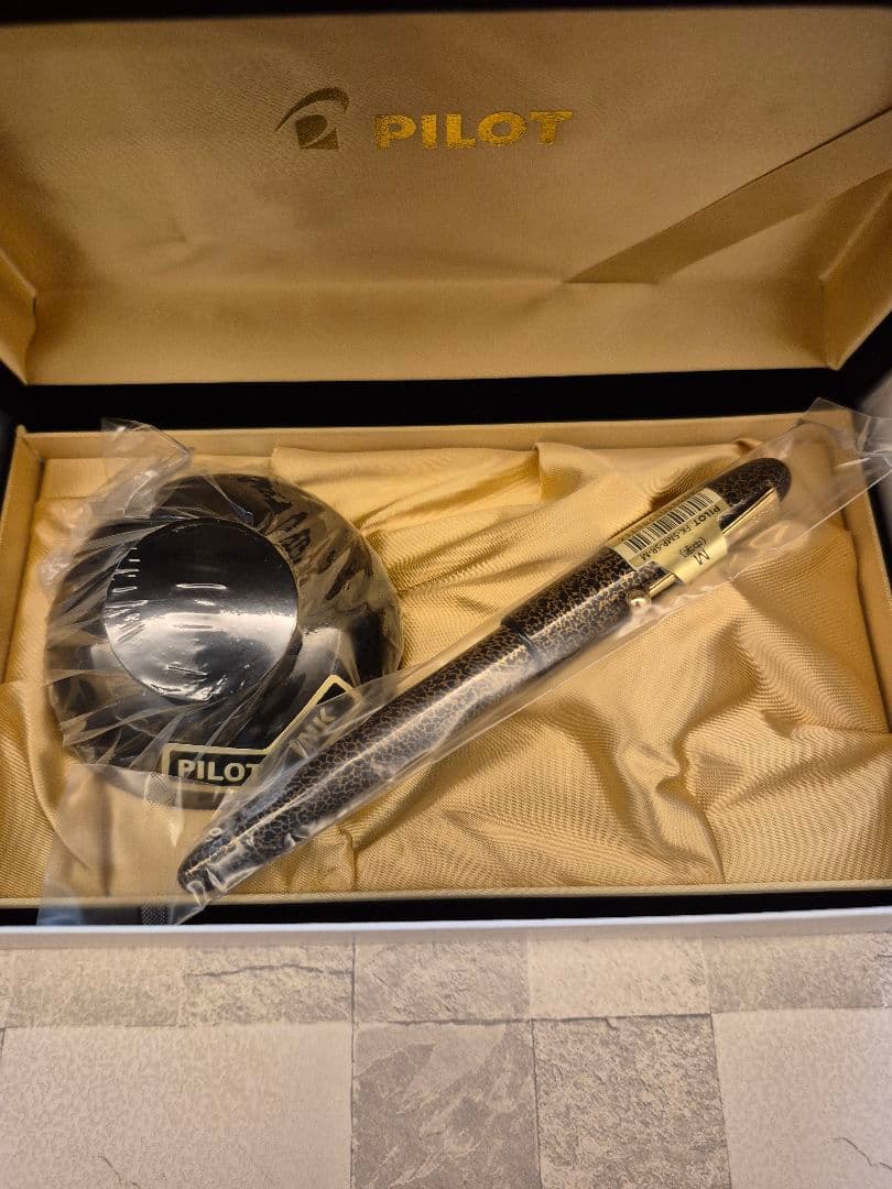 PILOT パイロット 万年筆 研出蒔絵 黒蜻蛉 蜻蛉塗 中字