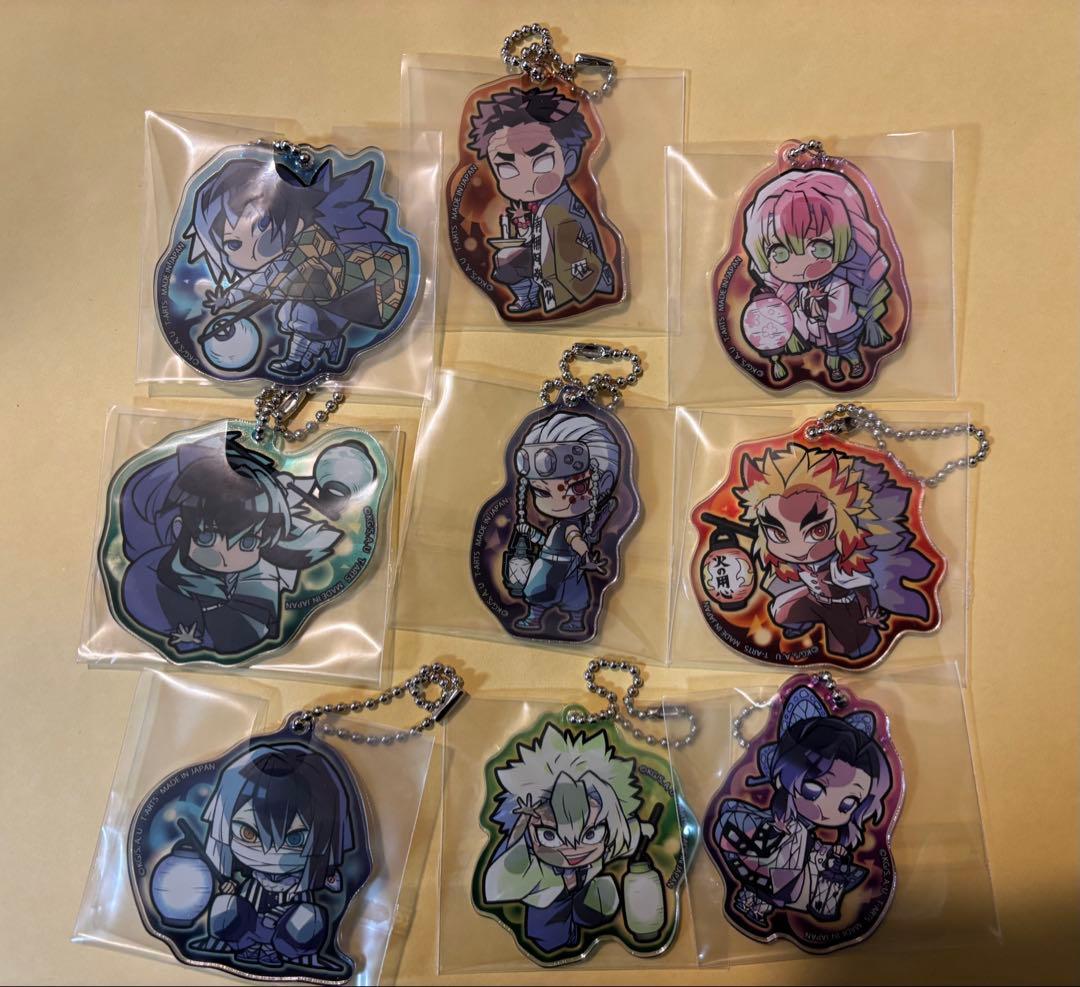 鬼滅の刃 ぴた！でふぉめ 夜の見回り アクリルキーホルダー