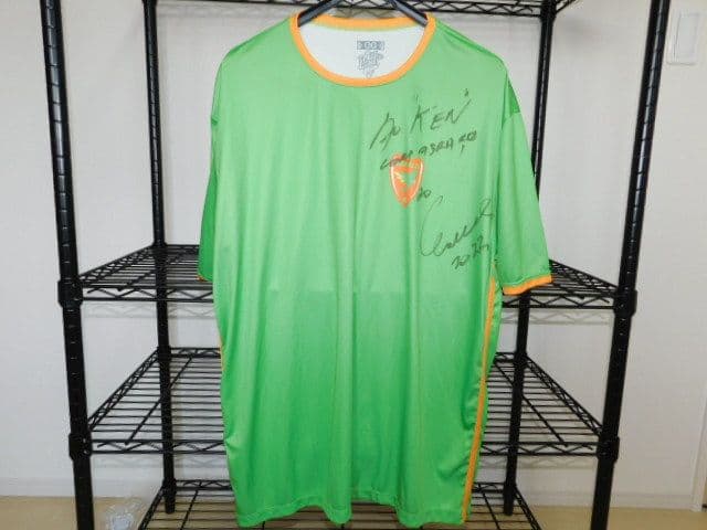 元ブラジル代表 オスカール氏のブラジリスFC(所有クラブ)サイン入ユニフォーム