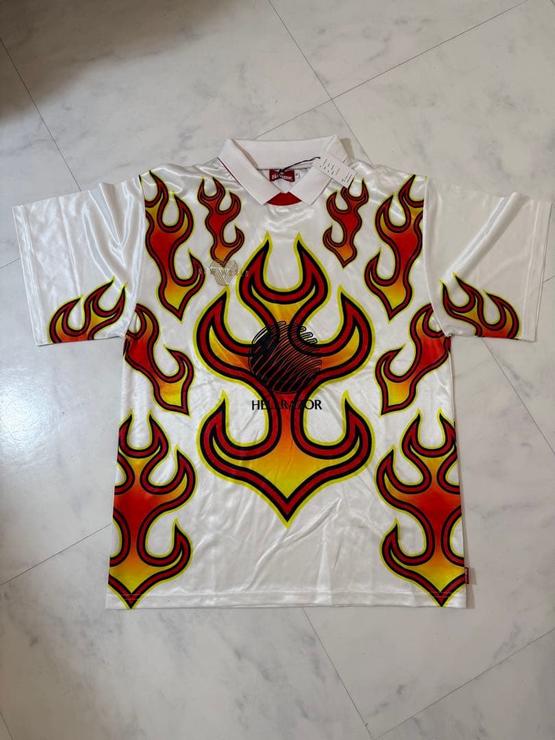 ヘルレイザー 炎グラフィックシャツ Mサイズ